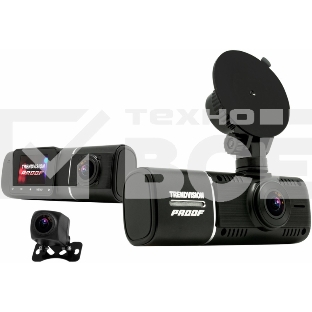 Видеорегистратор TrendVision Proof PRO 3CH черный 2Mpix 1080x1920 1080p 160гр. GPS AC5701A