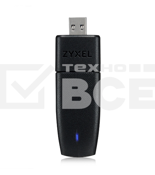 Двухдиапазонный Wi-Fi USB-адаптер Zyxel NWD7605, AX1800, 802.11a/b/g/n/ac/ax (600+1200 Мбит/с), USB3.0