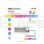 Флеш диск Hikvision 128GB M200 HS-USB-M200 128G USB2.0 серебристый, фото3