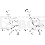 Кресло руководителя Бюрократ CH-993/camel светло-коричневый, искусственная кожа, крестовина хромированная, фото22
