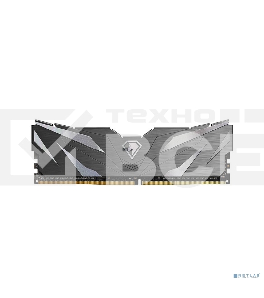 Оперативная память NETAC, DDR4, 16GB (1x16GB), 3200MHz, CL16, с радиатором, чёрный