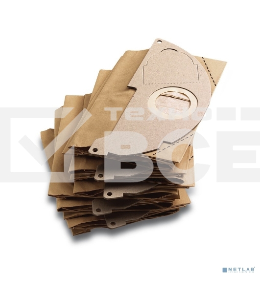 Мешок Karcher 69043220  бумажные фильтр-мешки 5 шт (а 2054/wd 2 200)