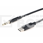 Кабель-переходник USB Cablexpert CCAB-CM35M-1M-B, Type-C/Jack3.5, Mobile, 1м, черн, коробка, фото3
