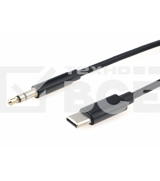 Кабель-переходник USB Cablexpert CCAB-CM35M-1M-B, Type-C/Jack3.5, Mobile, 1м, черн, коробка