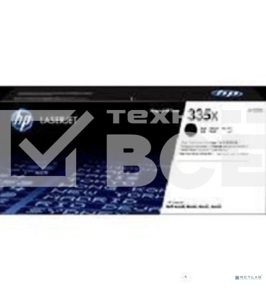 Картридж лазерный HP 335X черный для LaserJet MFP M438n/M442dn/M443nda 13 700 стр.