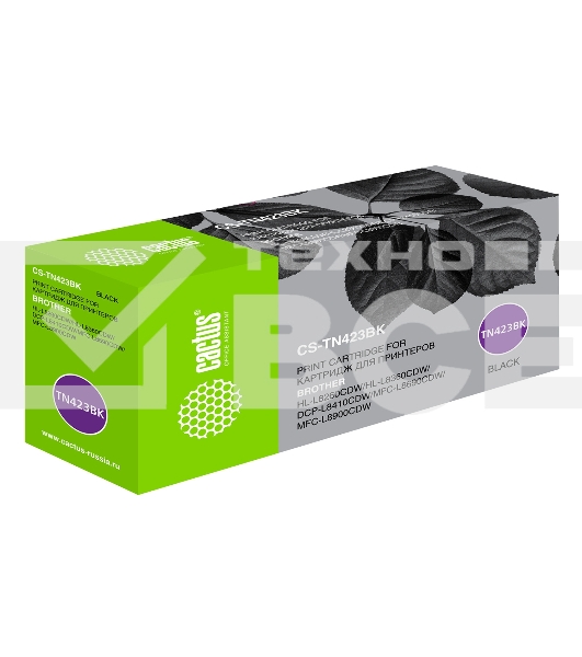 Картридж лазерный Cactus CS-TN423BK черный (6500 стр.) для Brother DCP L8410CDW/HL L8260CDW/MFC L8690CDW