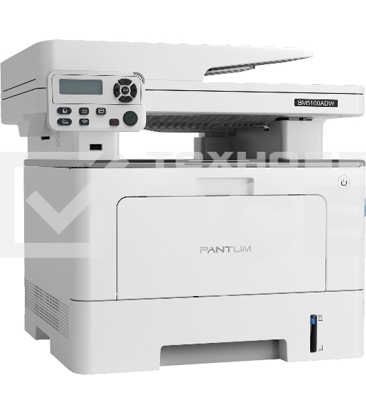 МФУ лазерный Pantum BM5100ADW, A4, ч/б, печ. до 40 стр/мин., скан. до 24 стр/мин., 1200x1200dpi, USB, RJ-45, Wi-Fi
