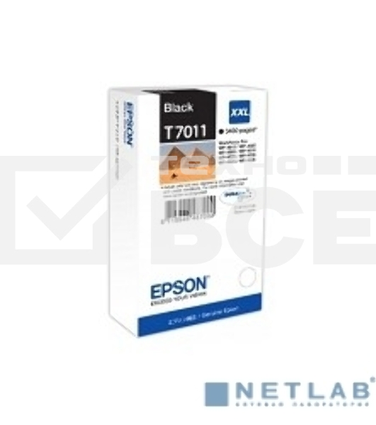 Струйный картридж EPSON C13T70114010 WP 4000/4500 Series Ink XXL Cartridge Black 3.4k