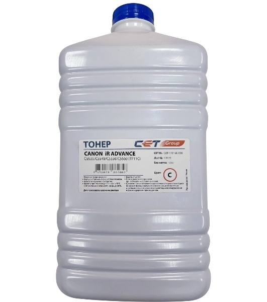 Тонер CET TF11C для Canon iR ADVANCE C5535 Cyan, 500г/бут