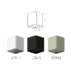 Корпус светильника C7841 SBK черный песок 95*95*H100mm MR16 GU5.3, фото8