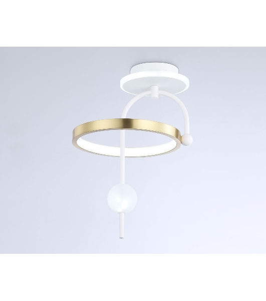 Светильник Ambrella light FL66422 WH/GD белый/золото 3000K/4200K/6400K 15W 240*220*347.7 (Без ПДУ)