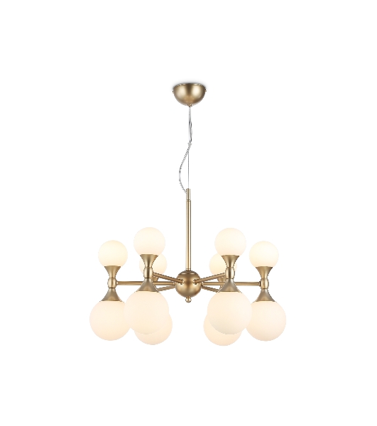 Люстра Ambrella light LH51050/12 GD/FR золото/белый матовый G9*12 max 28W D550*450