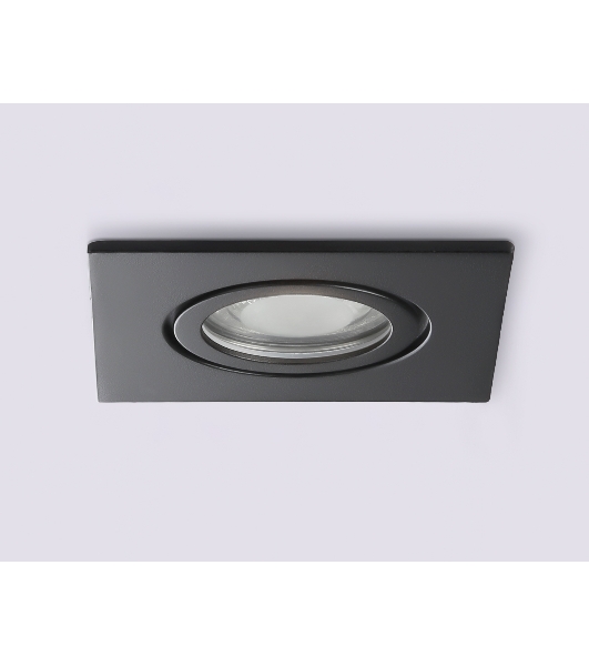 Светильник Ambrella light TN1161 BK черный  IP44 GU5.3 85*85*28