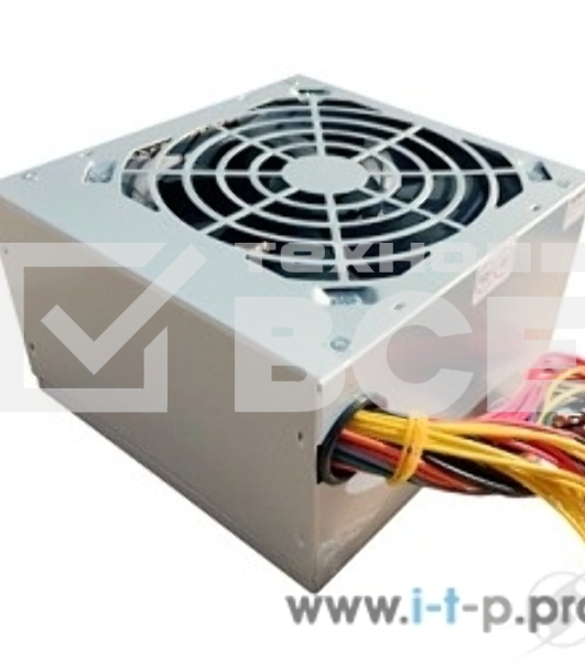 Блок питания Powerman PM-500ATX-F, 500Вт, 120мм, серебрянный