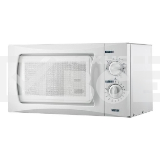 Микроволновая печь Mystery MMW-2009G белый, 20 л, 700 Вт, переключатели - поворотный механизм
