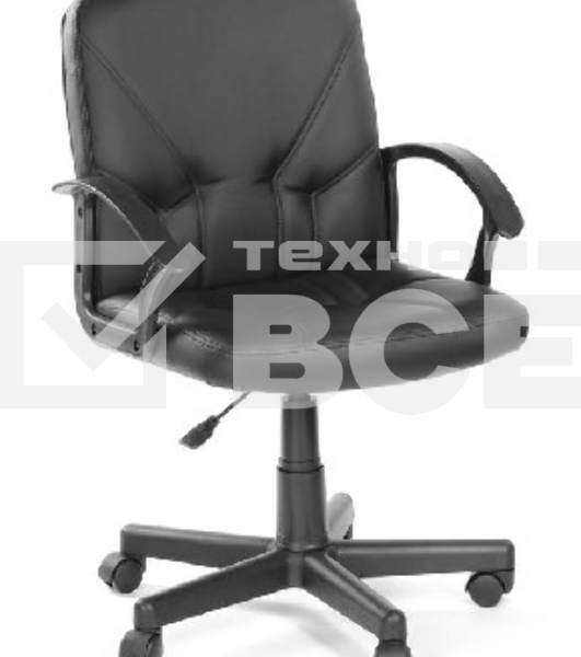 Кресло компьютерное OLSS Чип 365 Ультра черный экокожа Крестовина 