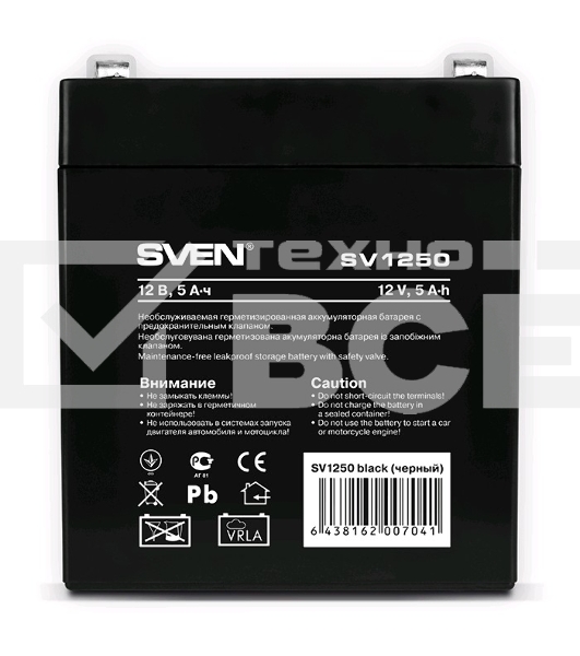 Батарея Sven SV1250 (12V 5Ah)