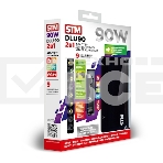 Адаптер для ноутбуков STM Dual DLU90, 90W, EU AC power cord& Car Cigaratte Plug, USB(2.1A), фото2