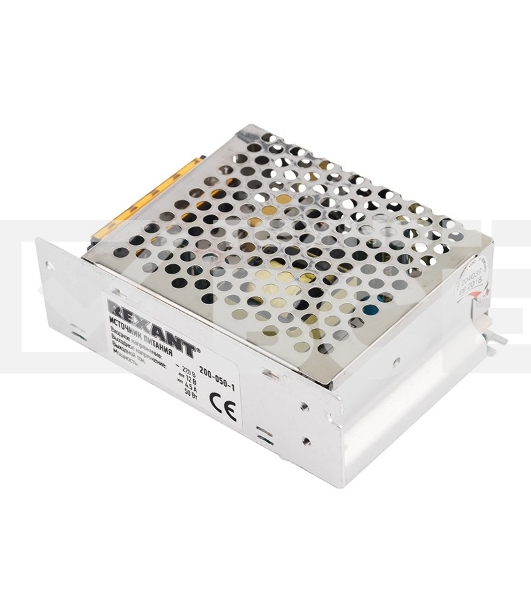 Источник питания 220 V AC/12 V DC 4,5 A 50 W с разъемами под винт, без влагозащиты (IP23)