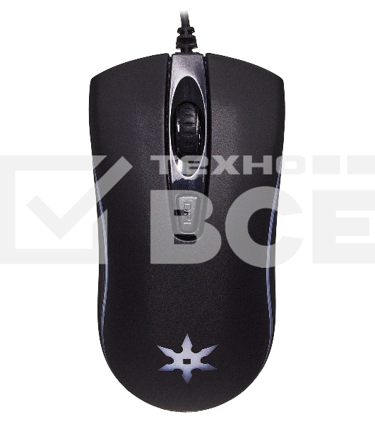 Мышь проводная Oklick 704G TOKUGAWA черный, 1600 dpi, USB, кнопки - 4