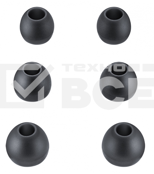 Гарнитура вкладыши Samsung EO-IC100 1.2м черный проводные в ушной раковине