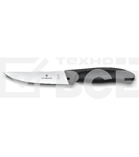 Нож кухонный Victorinox Swiss Classic (6.8103.12B) стальной разделочный лезв.120мм прямая заточка черный блистер