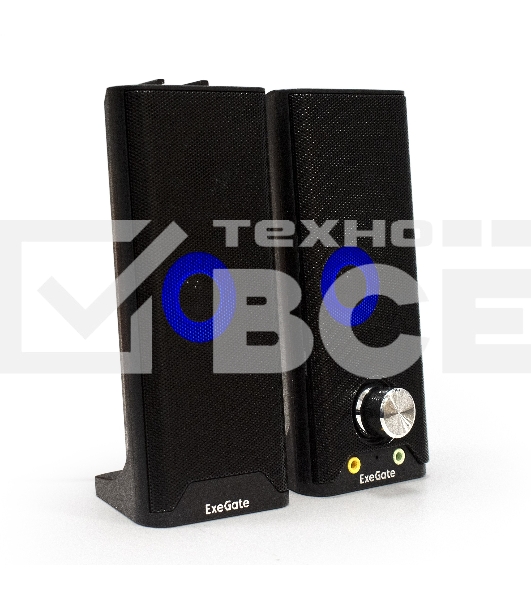 Саундбар-акустическая система 2.0 ExeGate EX289681RUS Accord 280 питание USB, Bluetooth, 2х3Вт (6Вт RMS), 60-20000Гц,черный, RGB подсветка