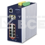 Индустриальный PoE коммутатор IGS-10020HPT для монтажа в DIN-рейку IP30 L2+ SNMP Manageable 8-Port Gigabit POE+(AT) Switch + 2-Port Gigabit SFP Industrial Switch (-40 to 75 C), ERPS Ring Supported, 1588, фото3