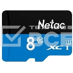 Флеш карта microSDHC 8GB Netac P500 <NT02P500STN-008G-S> (без SD адаптера) 80MB/s, фото3