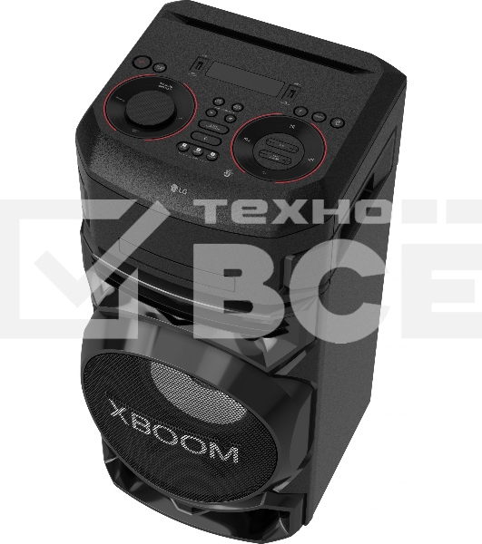 Микросистема LG ON77DK черный/CD/CDRW/DVD/DVDRW/FM/USB/BT