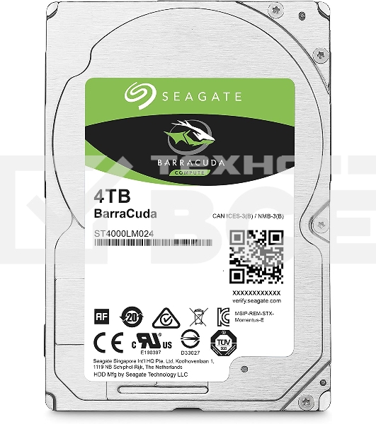 Жесткий диск Seagate Mobile Barracuda Guardian ST4000LM024, 2,5