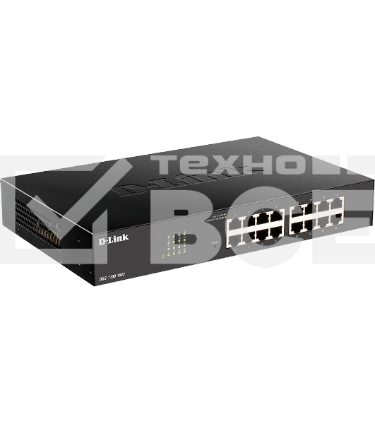 Настраиваемый L2 коммутатор c 16 портами DGS-1100-16V2/A2A 10/100/1000Base-T