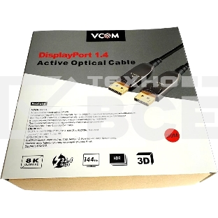 Активный оптический кабель VCOM D3751-30M VCOM DP1.4 32GBs/8K@60Hz 30м <D3751-30M>