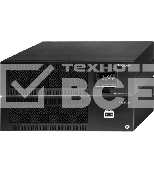 Источник бесперебойного питания Systeme Electriс Smart-Save Online SRV, 10000VA/9000W, On-Line, Extended-run, Rack 6U(Tower convertible), LCD, Out: Hardwire, SNMP Intelligent Slot, USB, RS-232
