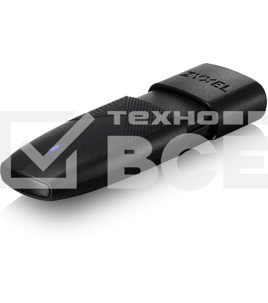 Двухдиапазонный Wi-Fi USB-адаптер Zyxel NWD7605, AX1800, 802.11a/b/g/n/ac/ax (600+1200 Мбит/с), USB3.0
