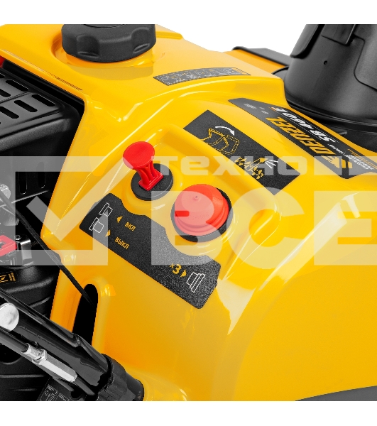 Бензиновая снегоуборочная машина SB 460 E, 99cc, эл.старт, шнек SnowCrusher  Denzel