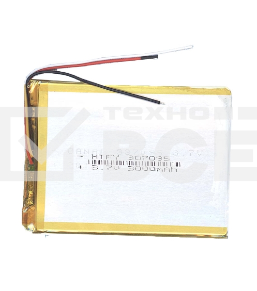 Аккумулятор Li-Pol (батарея) 3*70*95мм 3pin 3.7V/2500mAh