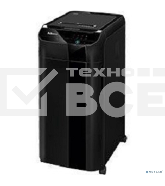 Шредер Fellowes AutoMax 350C (секр.P-4)/фрагменты/350лист./68лтр./скрепки/скобы/пл.карты/CD