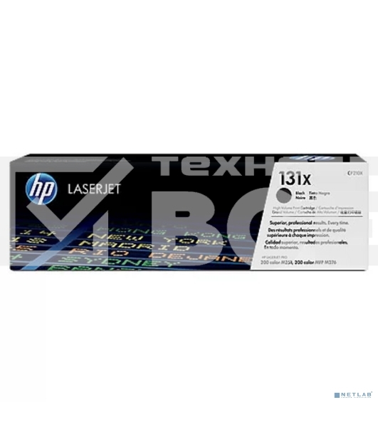 Картридж лазерный HP CF210X черный LaserJet Pro 200 M251/M276 (2400 стр.)