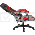 Кресло игровое Defender Master Черный/Красный, полиуретан, 50мм, фото4