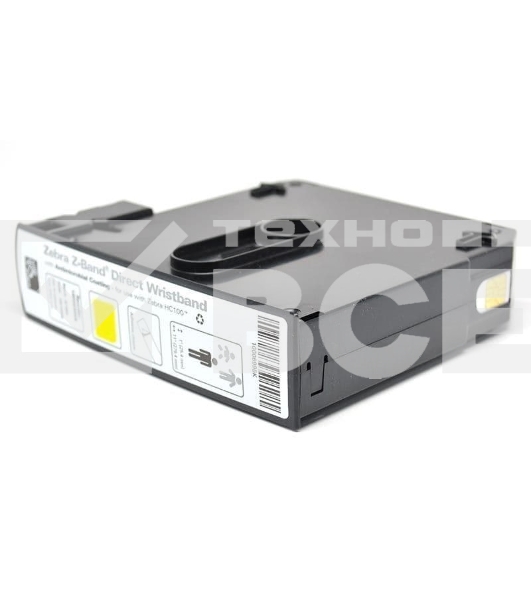 Этикетки в виде браслета полипропилен Dongguan 25х279мм желтый/ Wristband cartridge, 25mmx279mm, 200pcs/Roll, Adult - Yellow