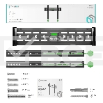 Кронштейн ONKRON FM5 / 32-55'' макс 400*400 наклон 0º от стены: 29мм макс вес 56,8кг, фото6