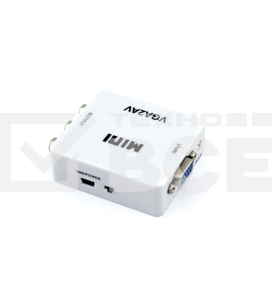 Переходник с VGA на AV (тюльпаны)