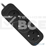 Удлинитель сетевой Defender M350 черный, 5 м, EURO, 3 розетки, 2200 Вт, фото6