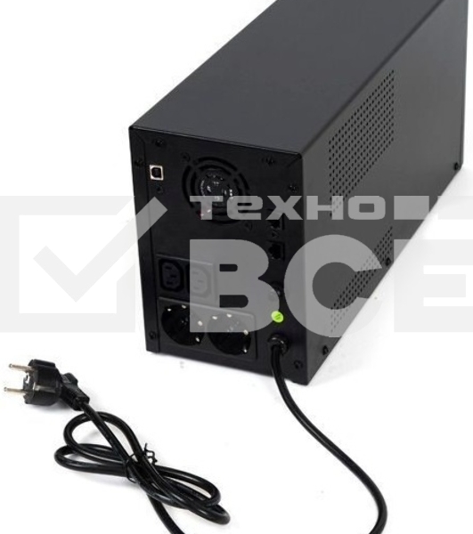 Источник бесперебойного питания SKAT-UPS 3000/1800 1800 Вт, с АКБ 9 Ач 4 шт, меандр. стабилизация напряжения
