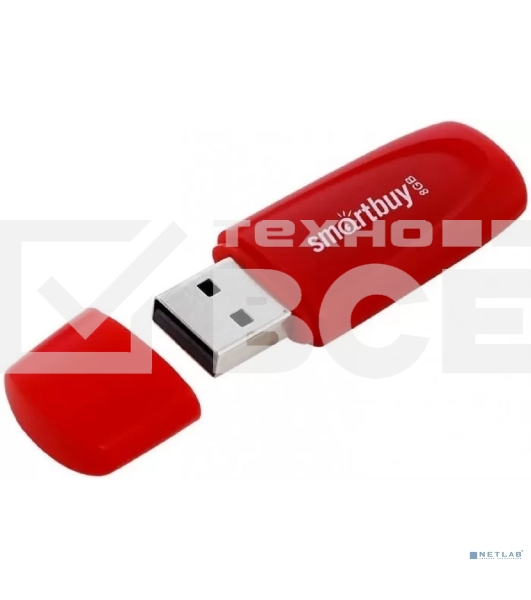 Флеш диск Smartbuy USB Drive UFD 2.0 8GB Scout Red (SB008GB2SCR)