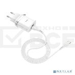 Сетевое зарядное устройство + Кабель Type-C 1m/ QC 3.0/ HOCO HC-16309 C12Q/ 1 USB/ Выход: 5V_9V_12V, 18W, белый, фото 1