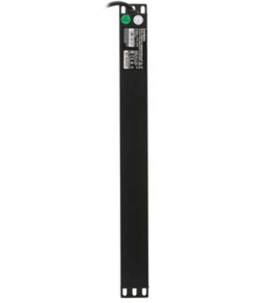 Блок розеток горизонтальный ExeGate ServerPro PDU-19H609 Al-6S-C14-2, 19', 1U, Алюминий, 6 Schuko, кабель с вилкой C14 VDE-250V-10A-3*1.0мм2, 2 метра, выкл. с подсветкой, SPD1, черный