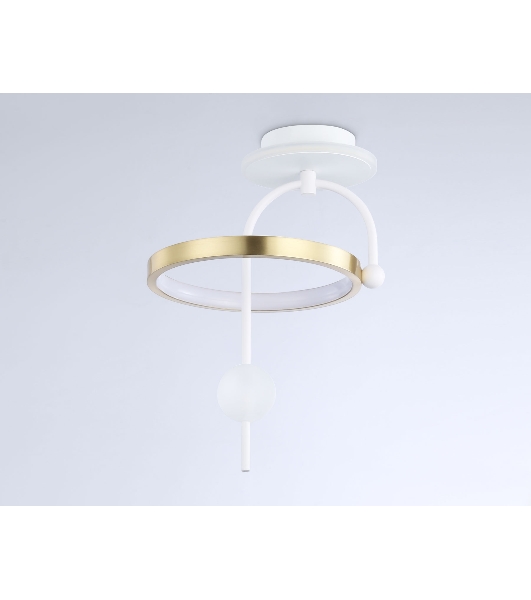Светильник Ambrella light FL66422 WH/GD белый/золото 3000K/4200K/6400K 15W 240*220*347.7 (Без ПДУ)