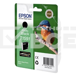 Картридж струйный Epson C13T15914010 фото черный (850 стр) для Epson St Ph R2000